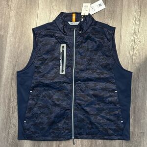 Peter Millar Navy Camo Vest XXL